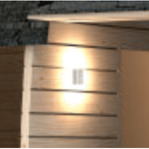Lampe Saunaraum
