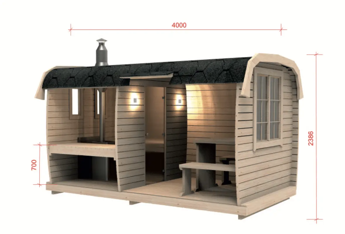 Aussensauna Bausatz
