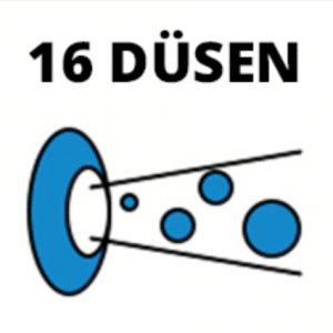 16 Düsen