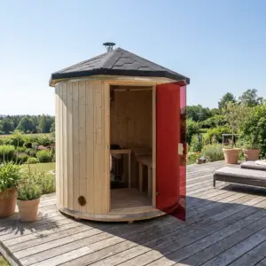 Gartensauna stehend
