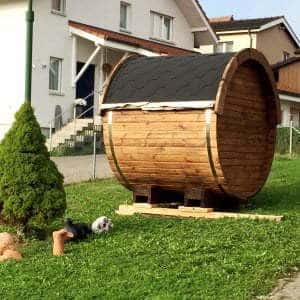 Fasssauna 1.7 m 3 Personen – Bild 6