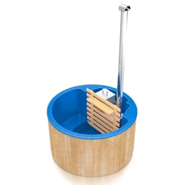 Badezuber mit Innenofen