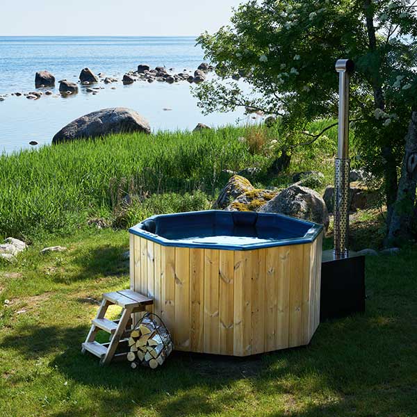 Badezuber 6 Personen Blau Meer