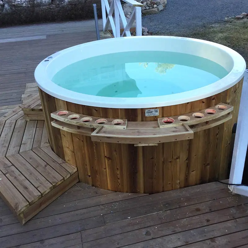 Badezuber ohne Ofen Thermoholz