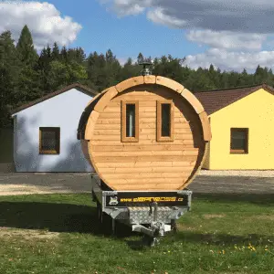Fasssauna 2.4m 4 Personen – Bild 9