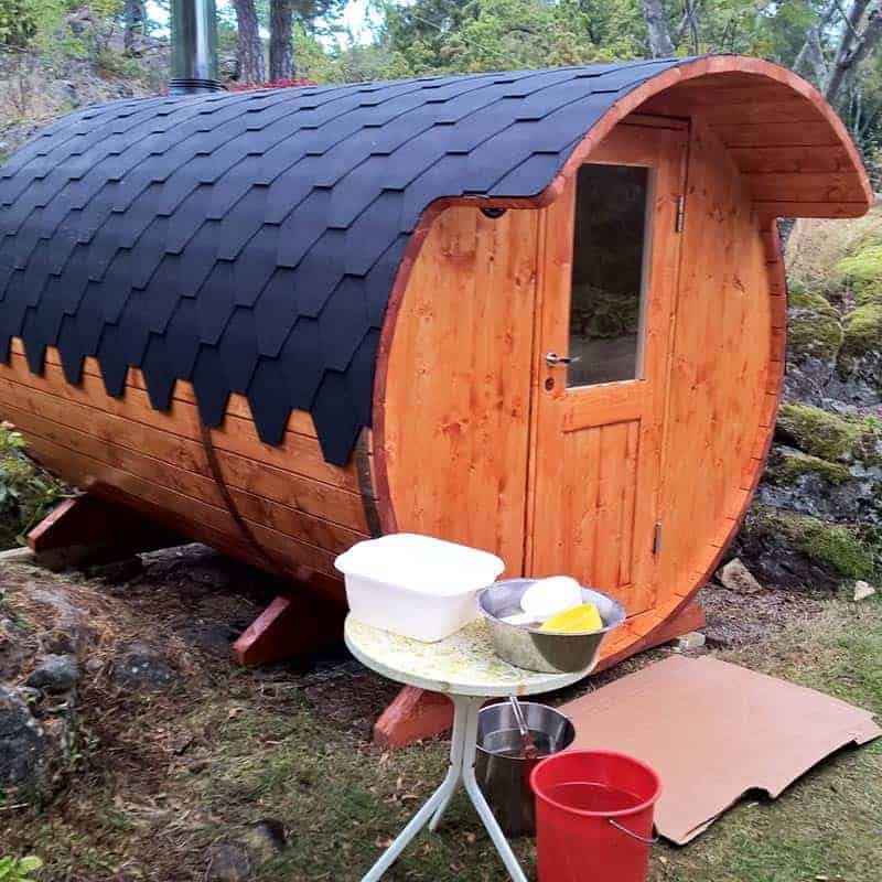 Fassssauna 3m für 6 Personen – Bild 8