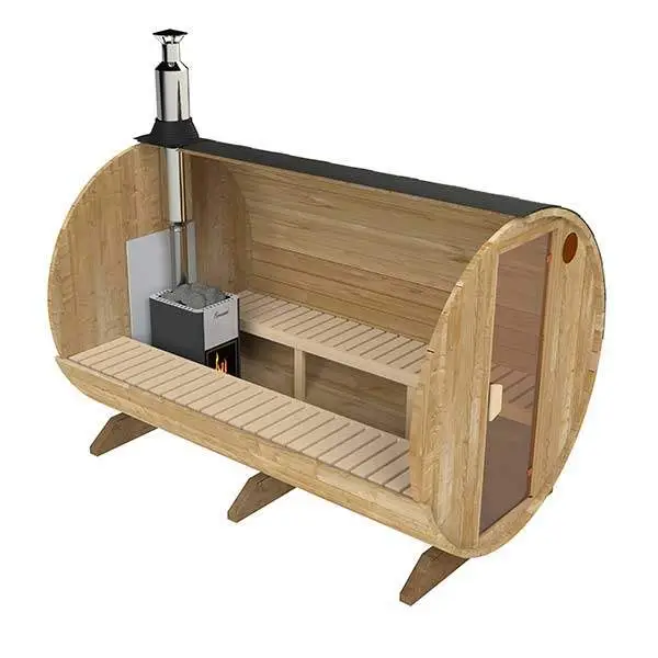 Fassssauna 3m für 6 Personen – Bild 3