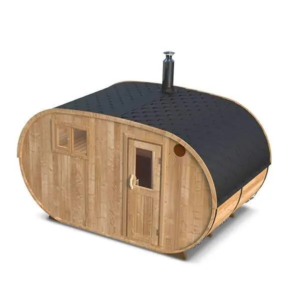 Fasssauna OVAL für 6 Personen – Bild 3
