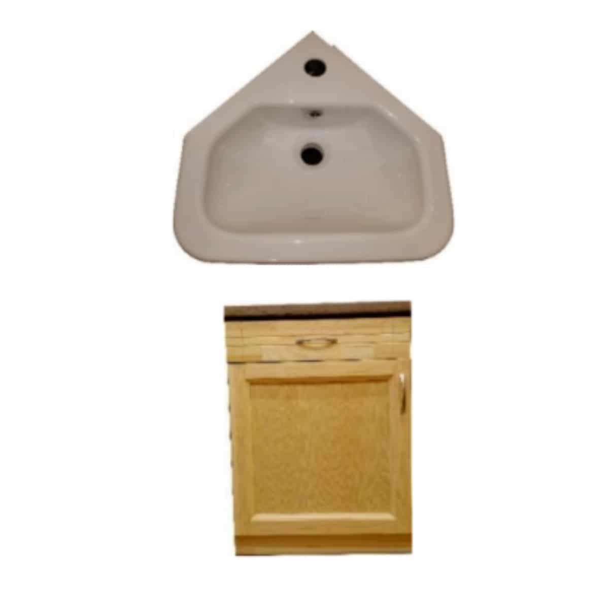 Waschbecken mit Unterschrank