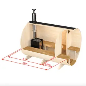 Sauna mit Ruheraum