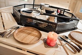 Grilltisch Zaun