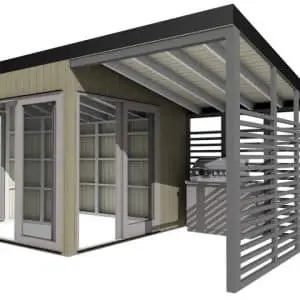 Tinyhaus mit Grillverlängerung