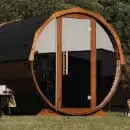 Spiegelsauna Tagesansicht