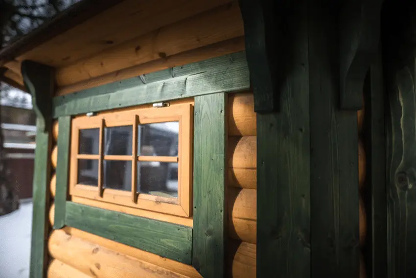 Grillhütte Fenster 6.9