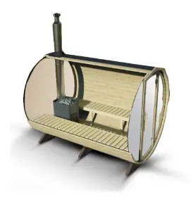 Spiegelsauna Freigestellt