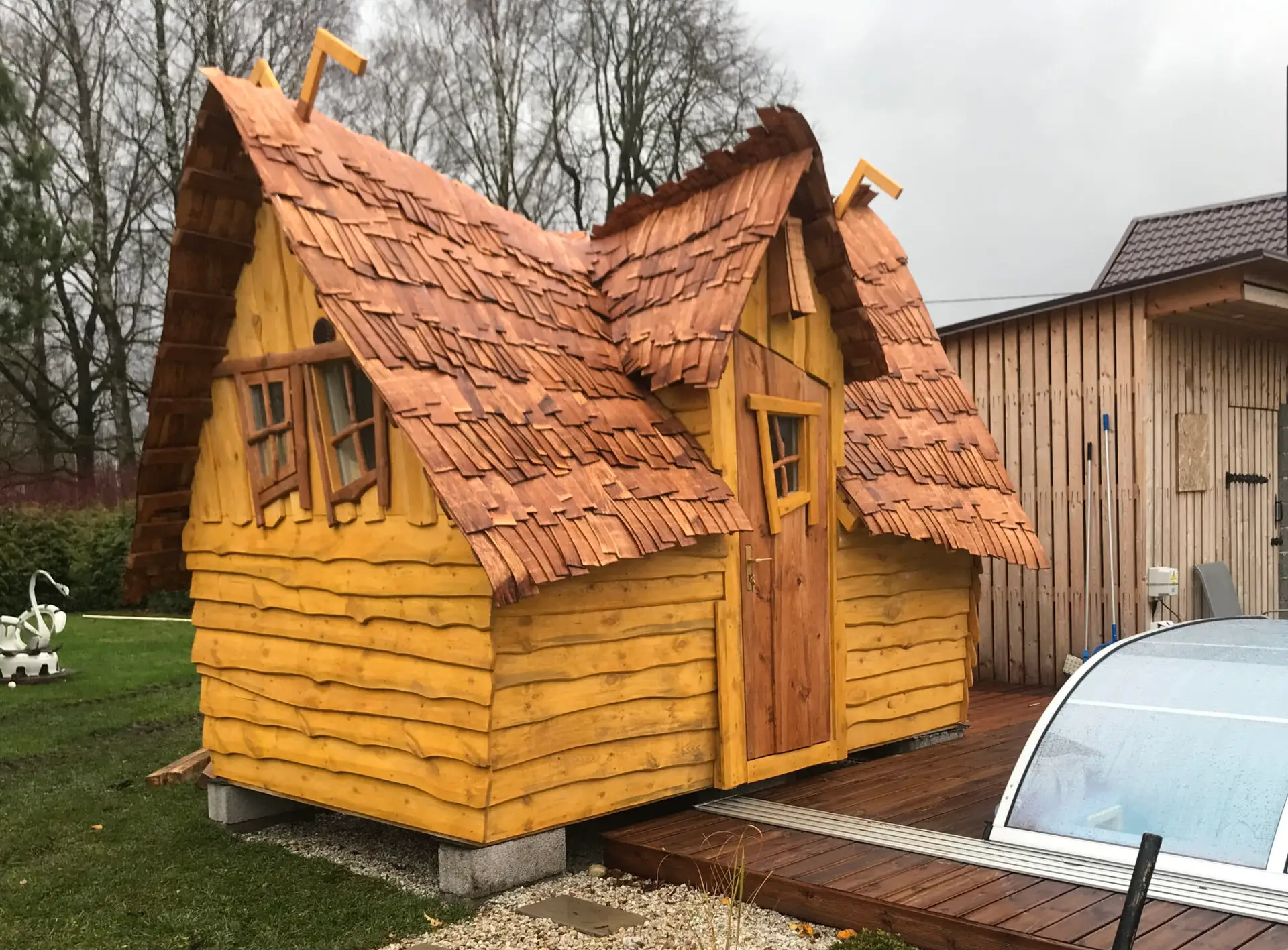 Hexenhaus Gartensauna