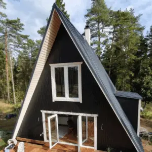 Finnhütte Ansicht Außen