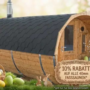 Fasssauna Osterangebot